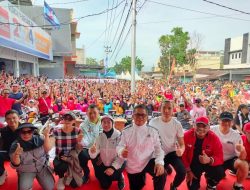 Ribuan Pendukung NK-STA Saksikan Langsung Peresmian Rumah Pemenangan