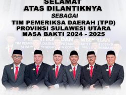 TPD Sulut Dilantik, Donny-Zuldensi Unsur Bawaslu, Tinangon-Umbola KPU