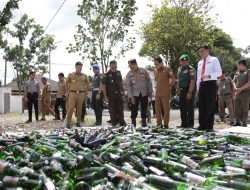 Pemusnahan Barang Bukti, Weny Gaib: Langkah Tegas Menjaga Ketentraman