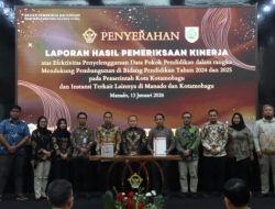 Pemkot Kotamobagu, Raih Nilai Tertinggi Rekomendasi BPK Sulut