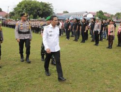 Walkot Kotamobagu, Cek Kesiapan Pengamanan Tahun Baru