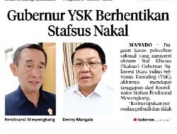 Diduga Terlibat Kekerasan Seksual, Gubernur Sulut Berhentikan Stafsus