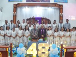 Walkot Bitung Hadiri HUT ke 48 Jemaat GMIM Tasik Tiberias Madidir Ure Wilayah Bitung Satu