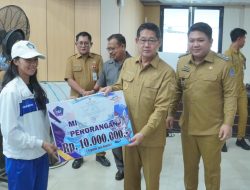 Atlet dan Pelatih Berprestasi Dapat Bonus Rp 1,2 Miliar