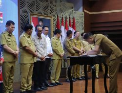 Perkuat Fiskal, Bupati Ronald Kandoli Teken MoU Optimalisasi PAD