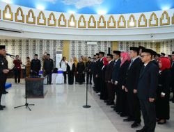 Mantapkan Pelayanan, Gubernur Gorontalo Kukuhkan Pejabat Lingkup Pemprov