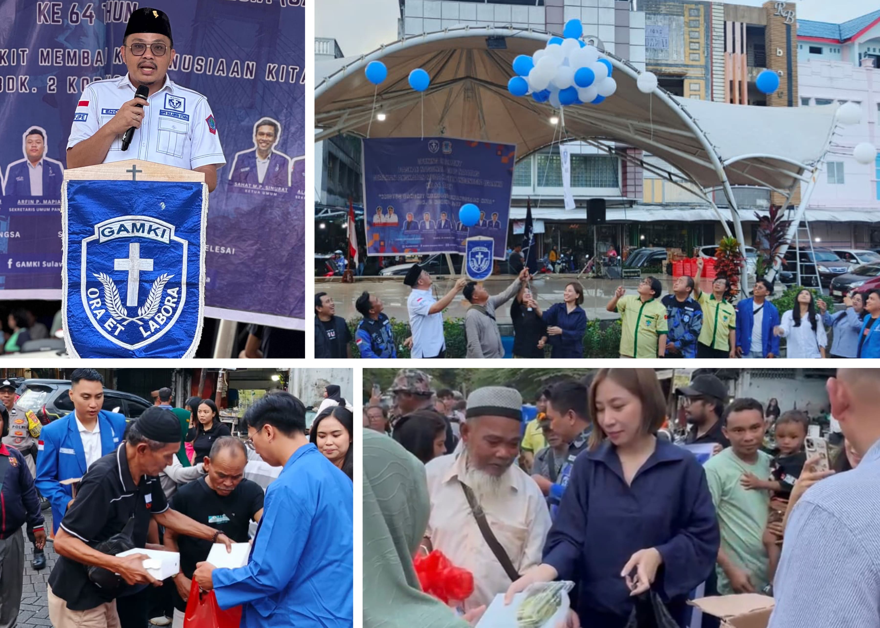 Sambut Dies Natalis ke-64 di BMR, GAMKI Sulut Berbagi Takjil: Simbol Laboratorium Sosial Keberagaman