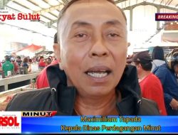 Video: Pemkab Minut Bagi 500 Kupon Daging Babi Dipasar Airmadidi Jelang Paskah