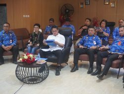 Pasca Gempa, Walikota Bitung Langsung Berdialog dengan Menko PMK dan BNPB