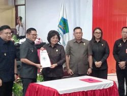 Bupati Minut Dan Wakil Hadiri Rapat Paripurna DPRD Minut