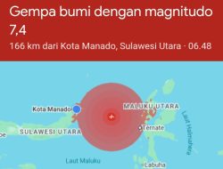 BMKG Sampaikan Data yang Berbeda, Gempa Bumi Magnitudo 7,3, dan 7,6 Guncang Sulawesi Utara pada 2 April 2026