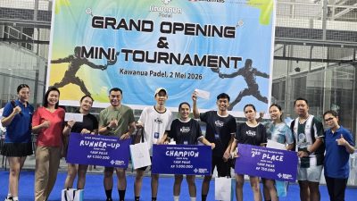 Tren Gaya Hidup Sehat Warga Manado Meningkat! Kawanua Padel Tournament Gabungkan Lifestyle dan Olahraga