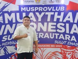 Resmi Nahkodai Muaythai Bitung, Ical Mamuntu Fokus utama Bangun Karakter Atlet Sejak Usia Dini