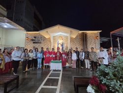 Hadiri Pemberkatan Taman Doa Gereja Katolik Wangurer, Ellen Honandar Sondakh: Ini Bentuk Ungkapkan Syukur Seluruh Umat