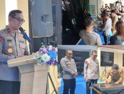 Tingkatkan Pelayanan Kesehatan, Wakapolda Sulut Resmikan Klinik Pratama Polres Bitung