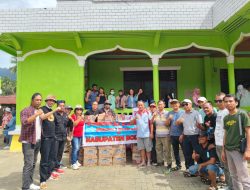 Peduli Korban Banjir, Wartawan Kotamobagu Terjun Langsung ke Lokasi Bencana