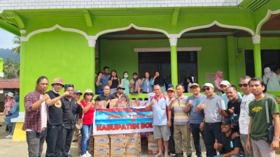 Peduli Korban Banjir, Wartawan Kotamobagu Terjun Langsung ke Lokasi Bencana