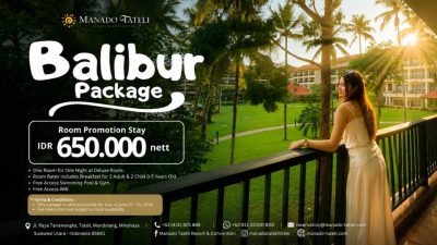 Sambut Liburan Juni, Harga Murah Rp650.000 di Resort Berkelas Manado Tateli Resort & Convention