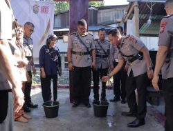 Kapolres Kotamobagu Resmikan Sarana Air Bersih dan Serahkan Bedah Rumah di Mogolaing