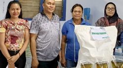 254 Warga Kelurahan Madidir Ure Terima Bantuan Pangan Nasional