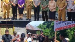 Sambut Hari Bhayangkara, Walikota Bitung Hadiri Peletakan Batu Pertama Program Bedah Rumah