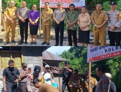 Sambut Hari Bhayangkara, Walikota Bitung Hadiri Peletakan Batu Pertama Program Bedah Rumah