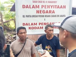 Sengketa Tanah di Kasawari Kembali Memanas, Ahli Waris Bersama Warga Menolak Keras Pemasangan Plang KPKNL