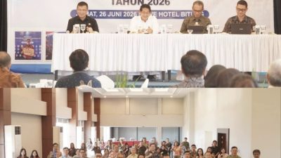 Perkuat Strategi Kendalikan Inflasi, Hengky Honandar Resmi Membuka HLM TPID Kota Bitung 2026