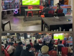 Ajang Piala Dunia 2026, TNI AD Kian Dekat dengan Rakyat! Kodim 1309 Manado Gelar Nobar Bersama Pedagang di Pasar Bersehati