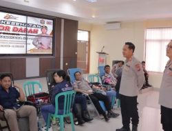 Donor Darah HUT Bhayangkara ke-80, Polres Kotamobagu Tebar Kepedulian untuk Sesama