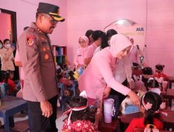 Kapolres Kotamobagu dan Ketua YKB Sambut Murid Baru TK Kemala Bhayangkari 04, MPLS Berlangsung Ceria dan Edukatif