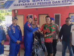 Hari Bhayangkara ke 80, Ditpolairud Polda Sulut Gelar Bakti Sosial di Pesisir Pulau Lembeh