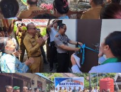Diakhir Masa Jabatan, Kapolres Bitung Hadirkan Air Bersih dan Rumah Layak Huni di Hari Bhayangkara ke-80