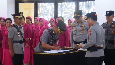Kapolres Bitung Resmi Berganti, AKBP Albert Zai Serahkan Tongkat Kepemimpinan ke AKBP Sulistyo Nugroho