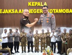 Tancap Gas di Hari Pertama, Kapolres Kotamobagu Bangun Koordinasi dengan Wali Kota dan Kajari