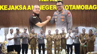 Tancap Gas di Hari Pertama, Kapolres Kotamobagu Bangun Koordinasi dengan Wali Kota dan Kajari