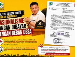 Politisi Golkar Sentil Pemkab Bolmong: Nasionalisme Jangan Dibayar Dengan Beban Desa