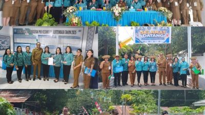 Ketua TP PKK Kota Bitung Turun Langsung Tinjau Lomba PKK Tingkat Kelurahan di Kecamatan Aertambaga