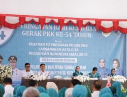 Wali Kota Kotamobagu Hadiri HKG PKK ke-54 dan Pelantikan Ketua TP-PKK Kecamatan