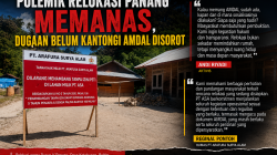 Polemik Relokasi Panang Memanas, Dugaan Belum Kantongi AMDAL Disorot