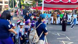 Bunda PAUD Bitung Lepas Ribuan Peserta Gerak Jalan Gembira TK/PAUD
