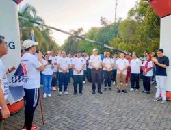 Rangkaian Kegiatan HUT RI Bergulir, Bupati Minut Pimpin Jalan Sehat dan Luncurkan Program YCAF