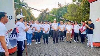 Rangkaian Kegiatan HUT RI Bergulir, Bupati Minut Pimpin Jalan Sehat dan Luncurkan Program YCAF