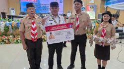Wawali Randito Maringka Lepas Kontingen Bitung ke Jambore Nasional XII 2026