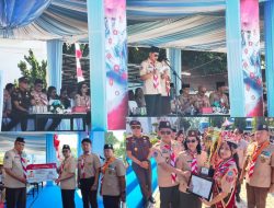 Pimpin Apel Besar HUT ke-65 Pramuka, Wali Kota Bitung Tekankan Semangat Pengabdian dan Pembentukan Karakter