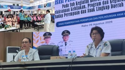 Pemkot Bitung Gelar Sosialisasi DP3A, Dorong Aksi Nyata Lindungi Perempuan dan Anak