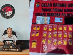 Satres Narkoba Polres Bitung Ungkap Peredaran Obat Keras, 707 Butir Diduga Trihexyphenidyl Disita
