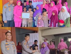 Peringati Maulid Nabi, Kapolres Bitung dan Bhayangkari Berbagi Kasih di Panti Asuhan Karunia Allah
