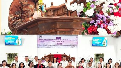 Hengky Honandar Hadiri Ibadah Pisah Sambut Ketua BPMJ GMIM Bukit Anugerah, Serukan Waspada Fenomena El Nino