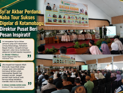 Syi’ar Akbar Perdana Naba Tour Sukses Digelar di Kotamobagu, Direktur Pusat Beri Pesan Inspiratif